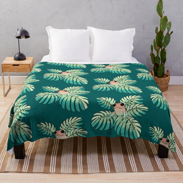 Item preview, Tropical Frog on Leaves  designed and sold by SabrinaSana.