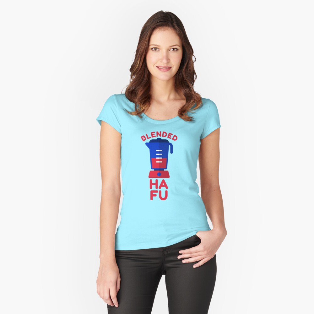Item preview, Fitted Scoop T-Shirt designed and sold by HAFU-Designs.