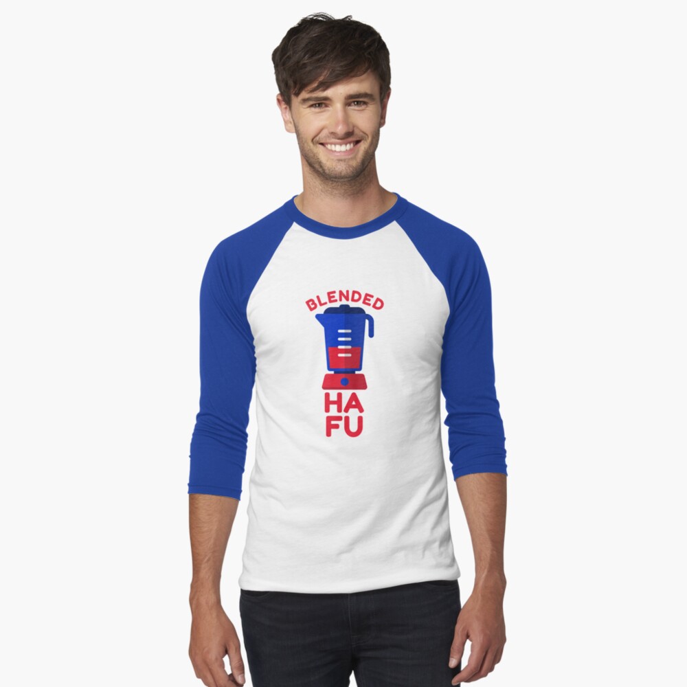 Item preview, Baseball ¾ Sleeve T-Shirt designed and sold by HAFU-Designs.