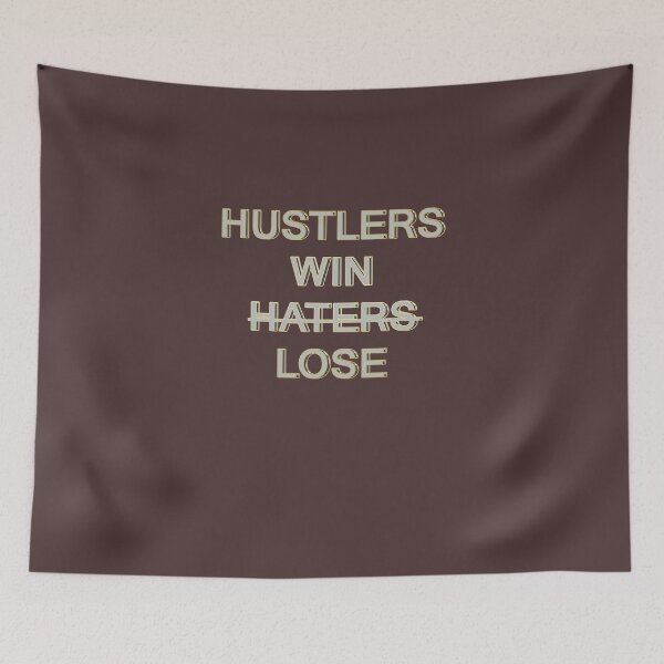 Item preview, Hustlers win haters lose by Code03. Fye and cool t shirt designs. designed and sold by Code03.