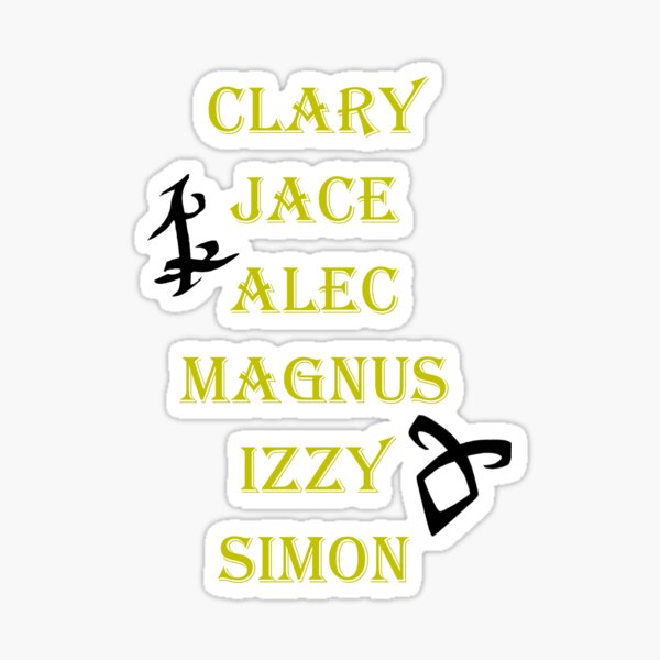Schattenjäger Namen Sticker
