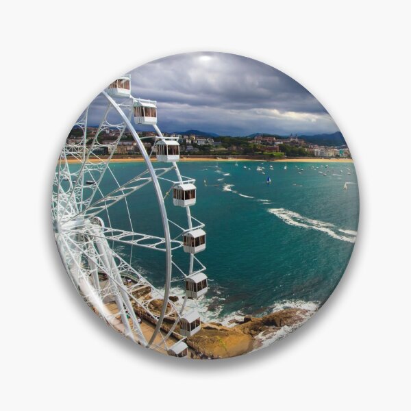Item preview, Aerial view at the bay of San Sebastian designed and sold by Rrrainbow.