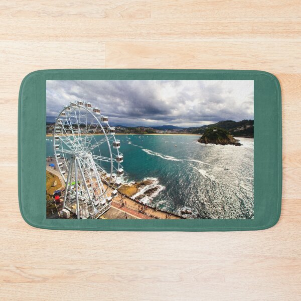Item preview, Aerial view at the bay of San Sebastian designed and sold by Rrrainbow.