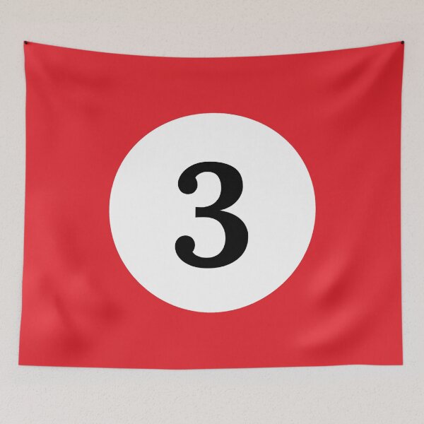 Item preview, Billiard Solid Red Ball Number 3 designed and sold by Taumaturgo.