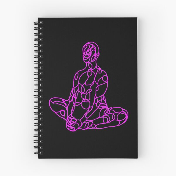 Item preview, Contour Line Yoga-Crown Chakra Butterfly Pose 1 designed and sold by FranksArtWorld.
