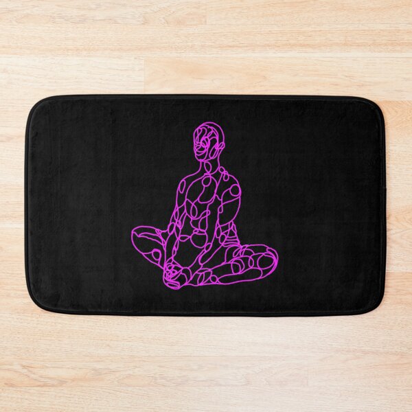 Item preview, Contour Line Yoga-Crown Chakra Butterfly Pose 1 designed and sold by FranksArtWorld.