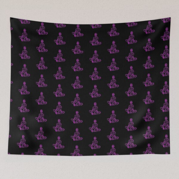 Item preview, Contour Line Yoga-Crown Chakra Butterfly Pose 1 designed and sold by FranksArtWorld.