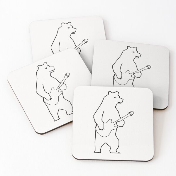 Item preview, Bear Playing Guitar, Bear Guitar Gift, Gift Bear Playing guitar, Funny Bear, Bear American cute designed and sold by HananDesign13.