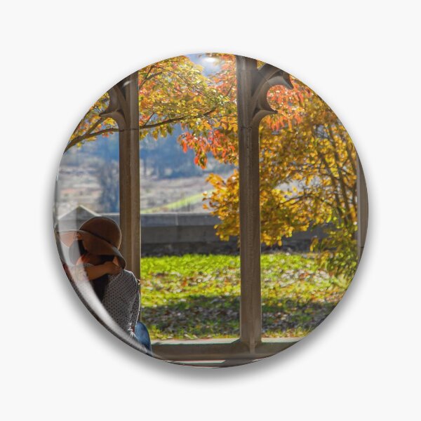 Item preview, USA. Pennsylvania. Valley Forge National Historical Park. Autumn thru the Gothic Window. designed and sold by vadim19.