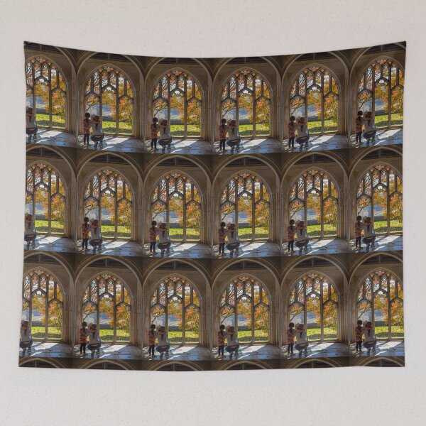 Item preview, USA. Pennsylvania. Valley Forge National Historical Park. Autumn thru the Gothic Window. designed and sold by vadim19.