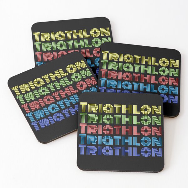 Item preview, Retro Colored Triathlon look designed and sold by Sonatablue.