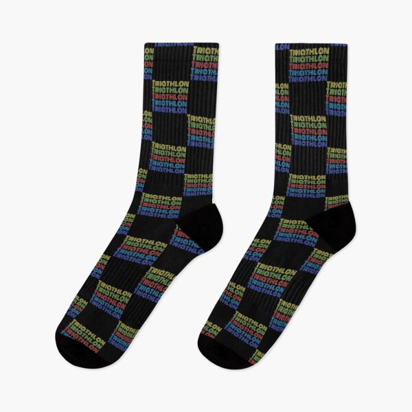 Item preview, Retro Colored Triathlon look designed and sold by Sonatablue.