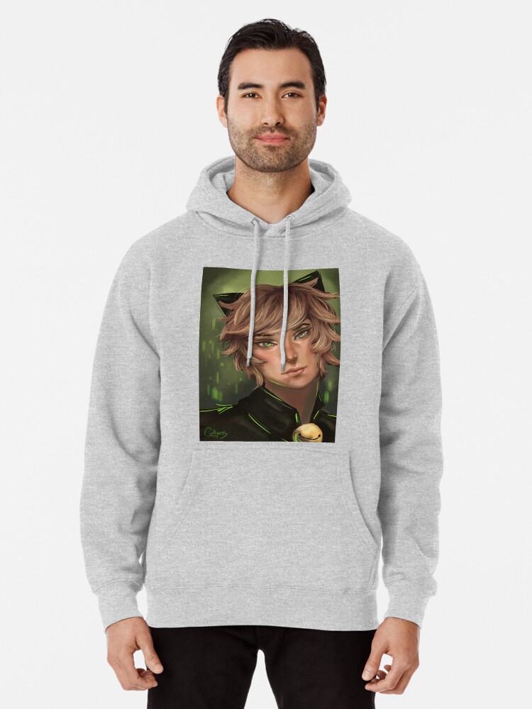 Chat Noir Pullover Hoodie By Gillions Redbubble