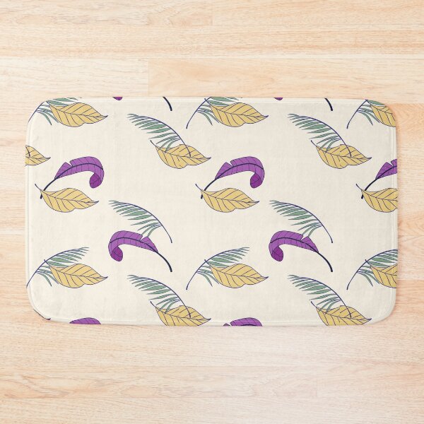 Item preview, Simple leafy pattern on light background designed and sold by PatternParadise.