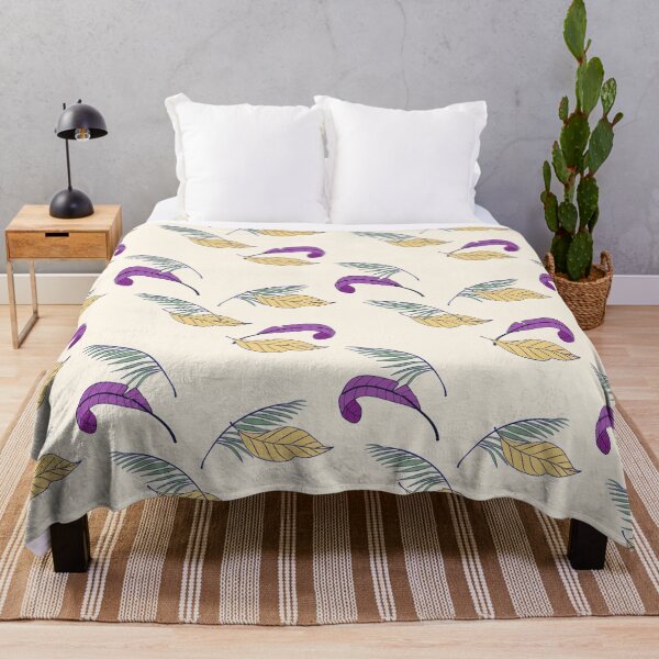 Item preview, Simple leafy pattern on light background designed and sold by PatternParadise.