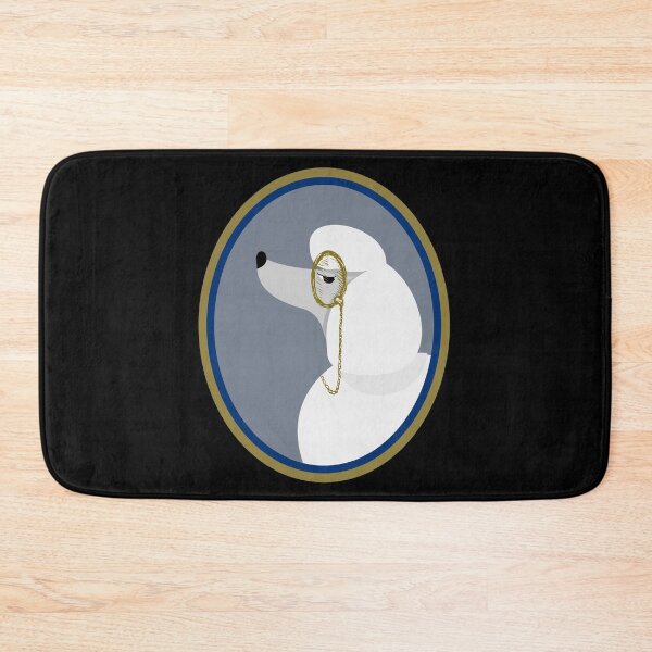 Item preview, Monocled Poodle Graphic Cameo designed and sold by MonocleSkully.