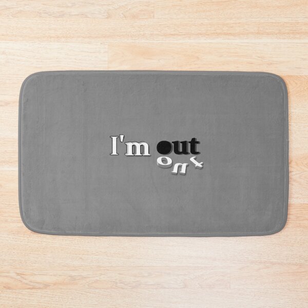 Item preview, I'm OUT 3D (grey version) designed and sold by AdsInspiration.