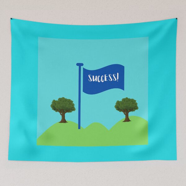 Item preview, Success Environment: Trees and Flag designed and sold by ShaunSandhu.