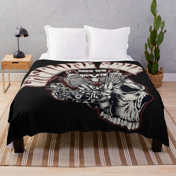 Item preview, Gasoline Biker Skull designed and sold by SiixIndustries.