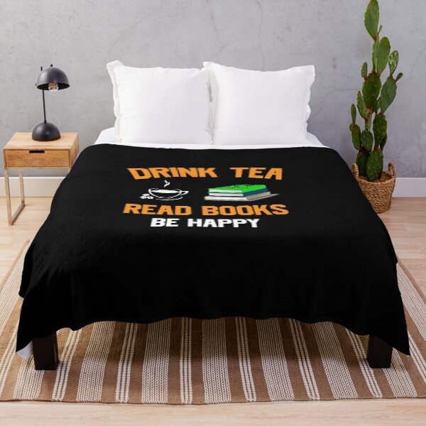 Item preview, Drink Tea Read Books Be Happy designed and sold by NECHSTORE.