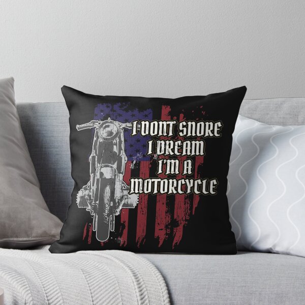 Artikelvorschau, Ich schnarche nicht Ich träume, ich bin eine amerikanische Motorrad-Vintage-Flagge entworfen und verkauft von Scoopivich.