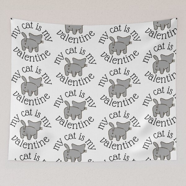 Item preview, my cat is my valentine designed and sold by JocelynCrafts.