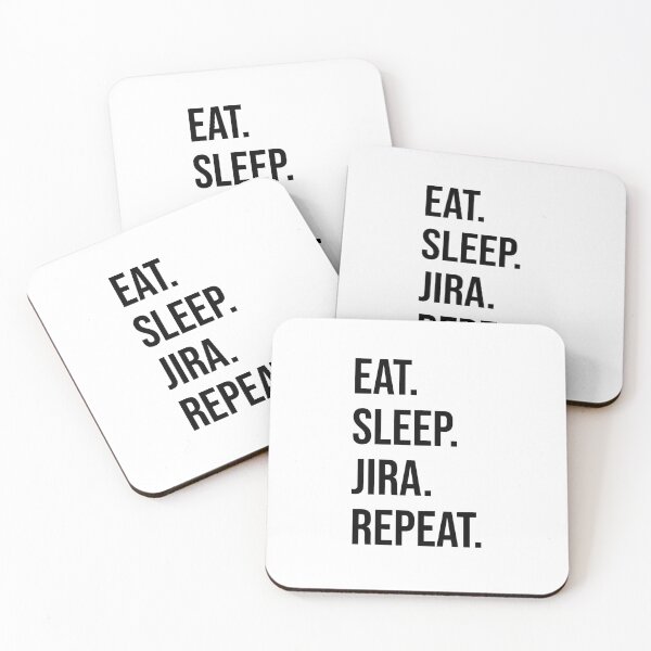 Item preview, Eat. Sleep. Jira. Repeat. Funny t-shirt for developers, IT, geeks designed and sold by chestsheets.