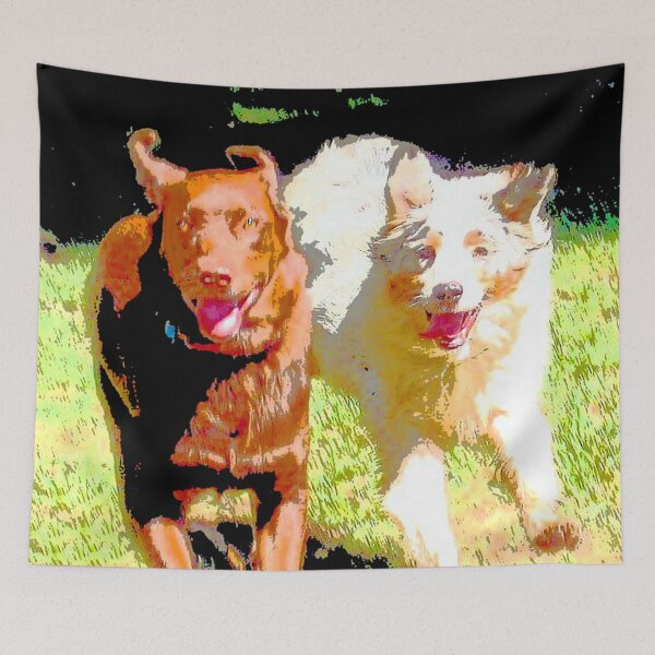 Item preview, Dogs Running Abstract designed and sold by Carlo Varo.