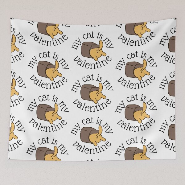 Item preview,  my cat is my valentine designed and sold by JocelynCrafts.