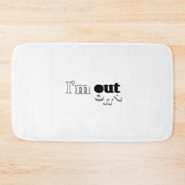 Item preview, Ok Guys I'm OUT (white version) designed and sold by AdsInspiration.