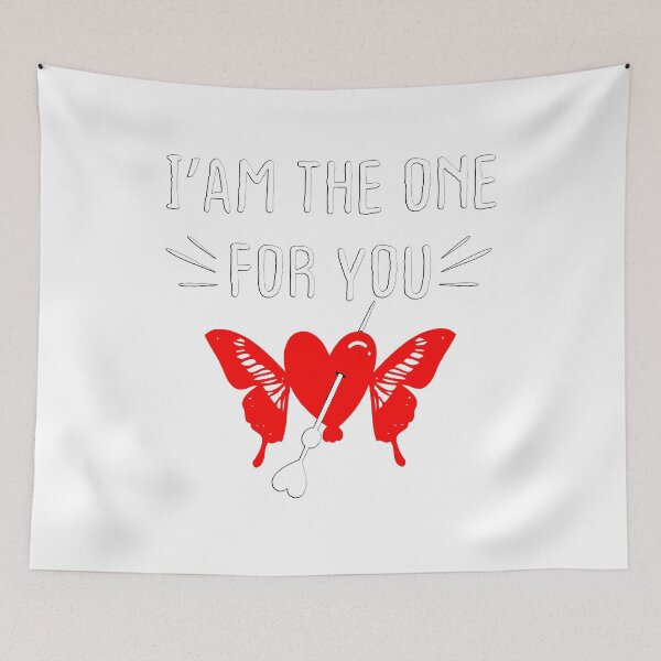 Item preview, I'AM THE ONE FOR YOU Shirt,Happy Valentines Day Shirt,Mom shirt, Heart Shirt, Shirts For Women,Valentine Gift,Butterfly Shirt. designed and sold by KHRO.