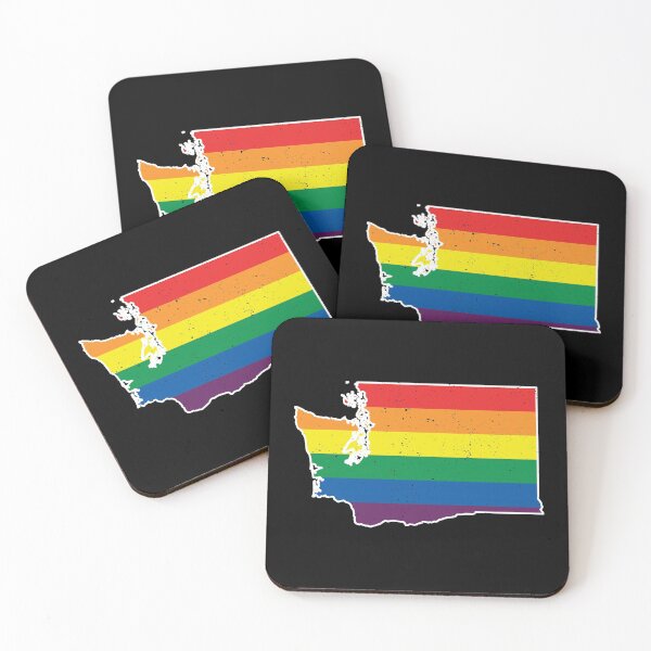 Item preview, Washington Gay Pride Flag designed and sold by UBUCO.