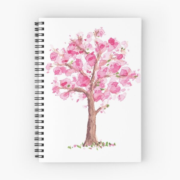 Item preview, Watercolor Spring Blossom Cherry tree designed and sold by RubatoArts.