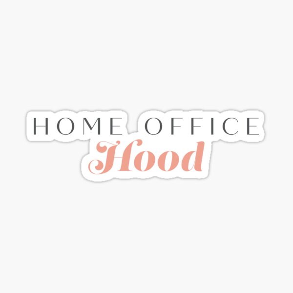 Home Office Hood Sticker