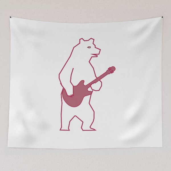 Item preview,  Bear Playing Guitar, Bear Guitar Gift, Gift Bear Playing guitar, Funny Bear, Bear American cute designed and sold by HananDesign13.