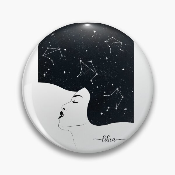 Item preview, Women Libra Zodiac Constellation, Moon Sign, Astrology, Stars and Ascendant sign designed and sold by ArtsyloShop.