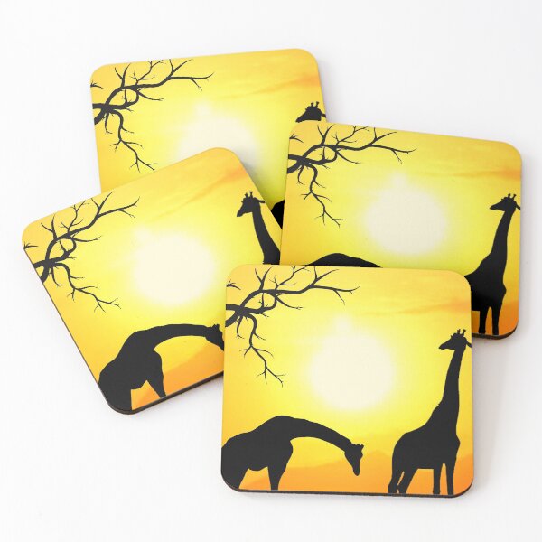 Item preview, giraffe landscape  designed and sold by AJSkinnerPrints.
