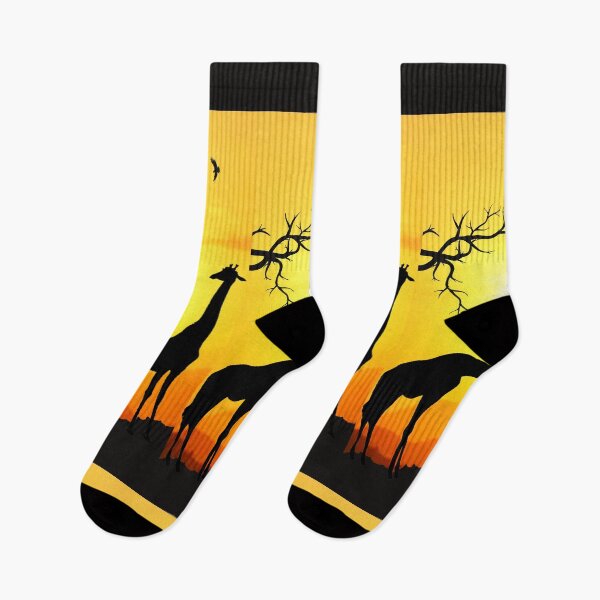 Item preview, giraffe landscape  designed and sold by AJSkinnerPrints.