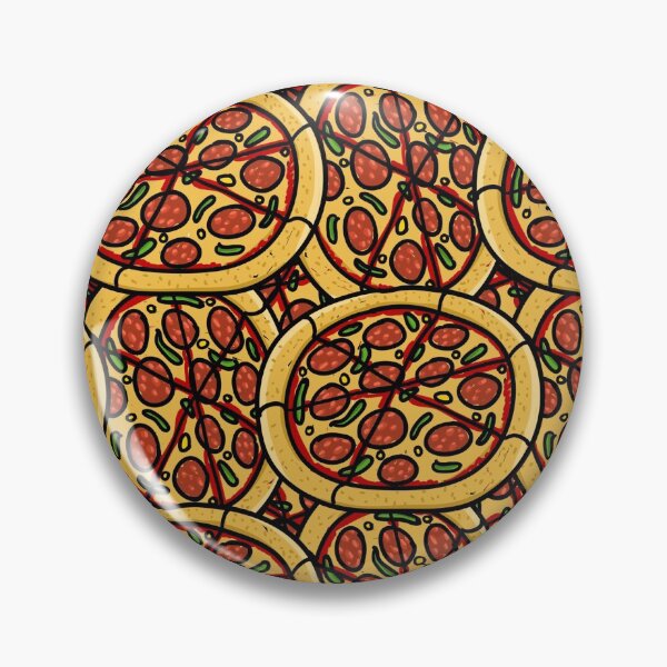Artikelvorschau, Pepperoni Cheese Pizza Pie Pattern entworfen und verkauft von Spaceshipsells.