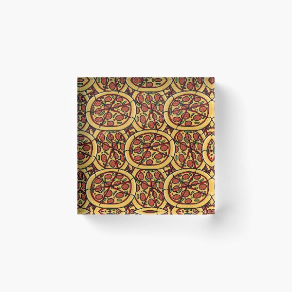 Item preview, Pepperoni Cheese Pizza Pie Pattern designed and sold by Spaceshipsells.