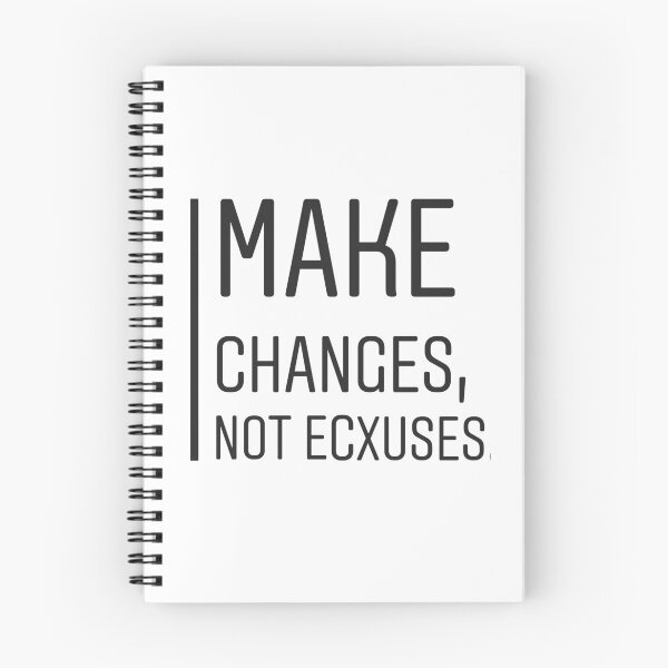 Item preview, Make changes, not excused !  designed and sold by Be-Minimalist.