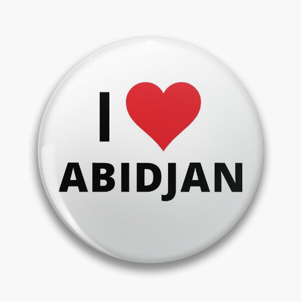 Item preview, I Love Abidjan (light) designed and sold by mugify.