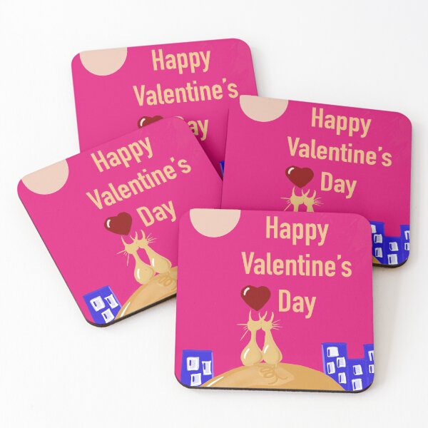 Item preview, Happy Valentine's Day Cat Couple card designed and sold by papaipapai198.
