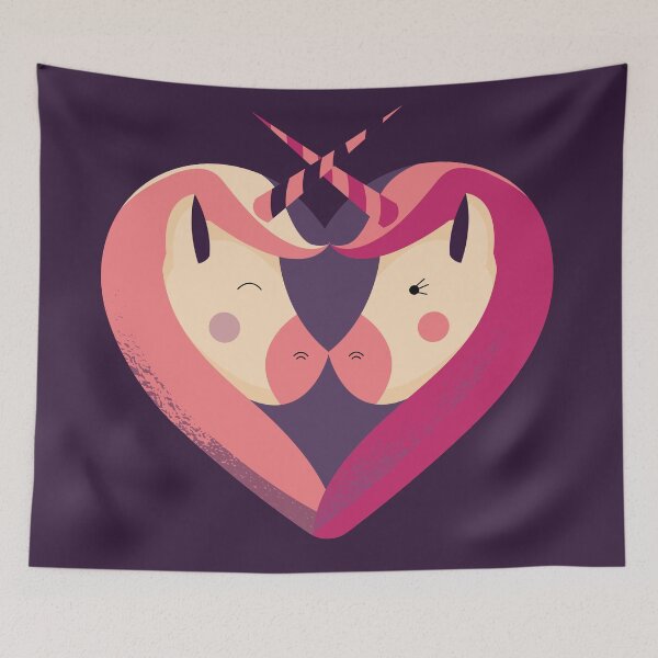 Item preview, Valentines Unicorn | Cute Valentines Day Gift designed and sold by arrowroses.