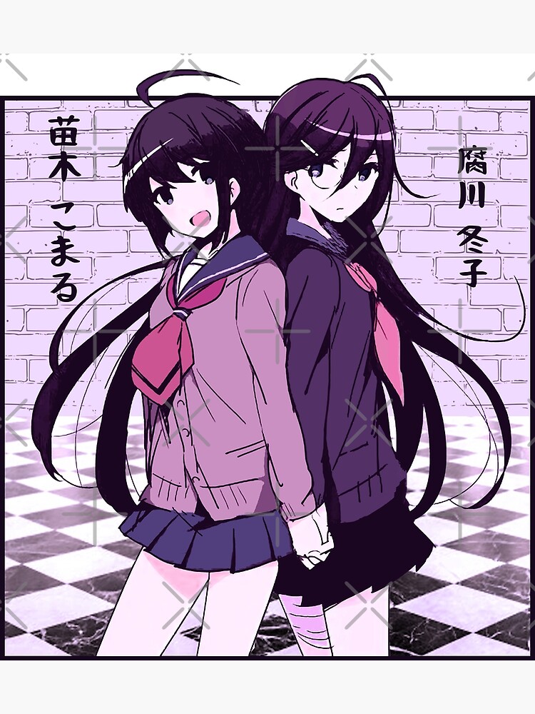 Lámina fotográfica «Tokomaru Toko Fukawa Komaru Naegi Danganronpa