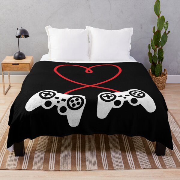 Item preview, Video Games Heart Controllers Valentine's Day designed and sold by mographicdesign.