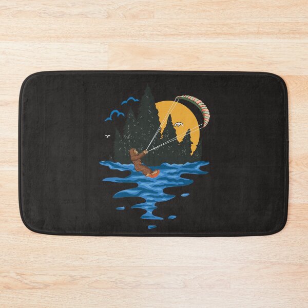 Item preview, Funny Lake Kite Surfing Cartoon Gift designed and sold by MrEddie10.