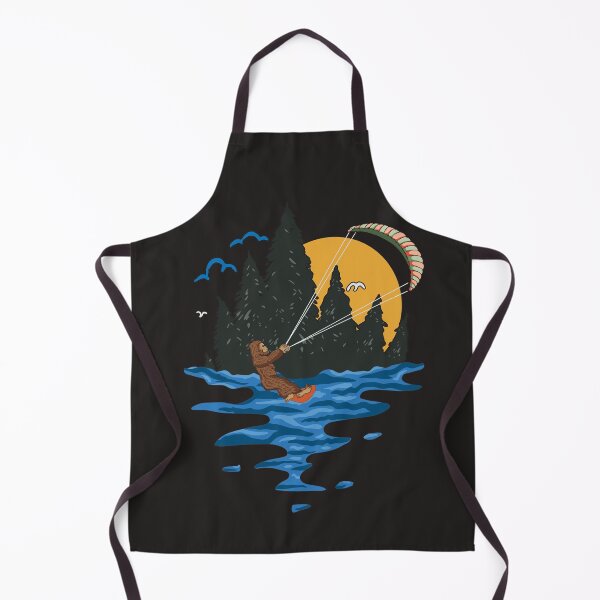 Item preview, Funny Lake Kite Surfing Cartoon Gift designed and sold by MrEddie10.