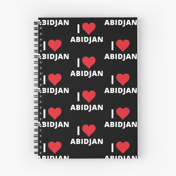 Item preview, I Love Abidjan (dark) designed and sold by mugify.