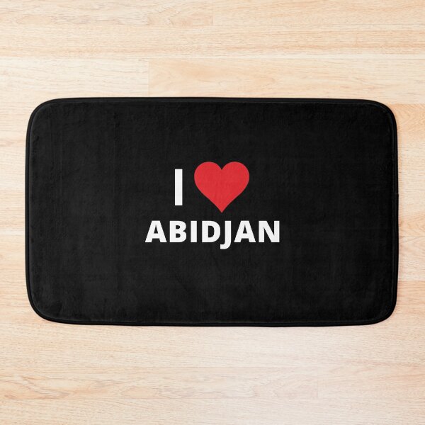 Item preview, I Love Abidjan (dark) designed and sold by mugify.